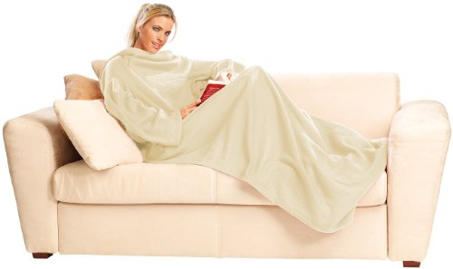 Fleece-Kuscheldecke mit Ärmeln