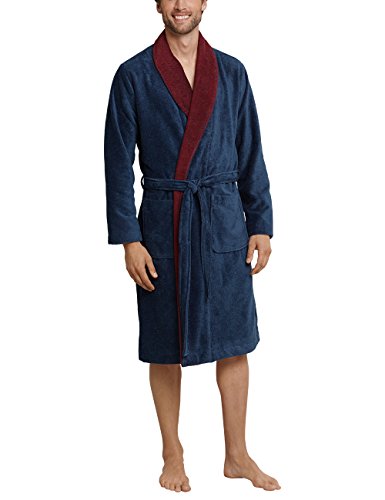 Schiesser Bademantel Blau
