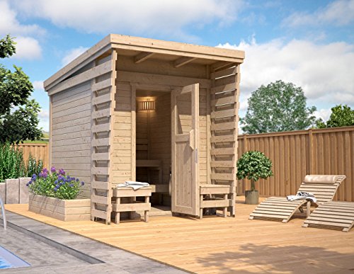 ISIDOR Outdoorsauna Massivholz