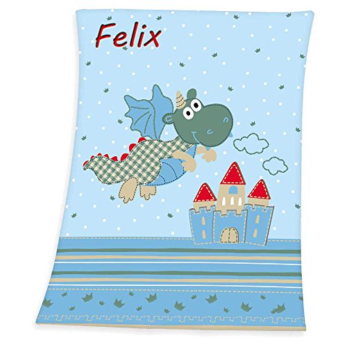 Babydecke mit Drache