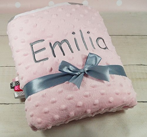 ★ Babydecke mit Namen und Datum