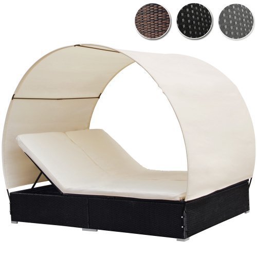 Miadomodo – Doppelliege aus Polyrattan