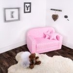 LULANDO Classic Sofa Bettfunktion rosa