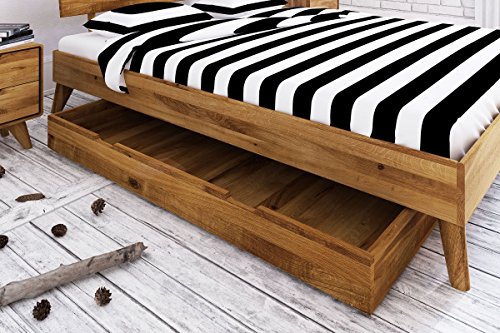 Massivholzschubkasten Wildeiche