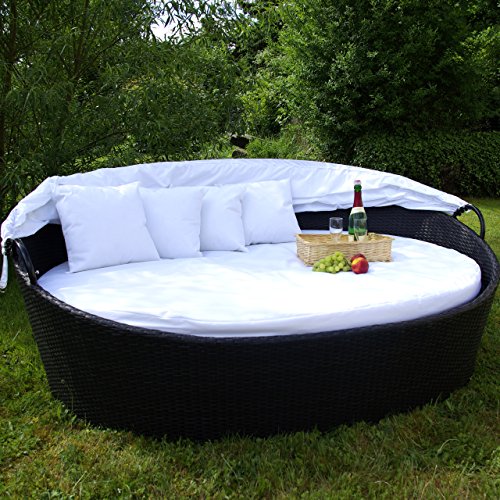 Exclusive Sonneninsel aus Poly Rattan